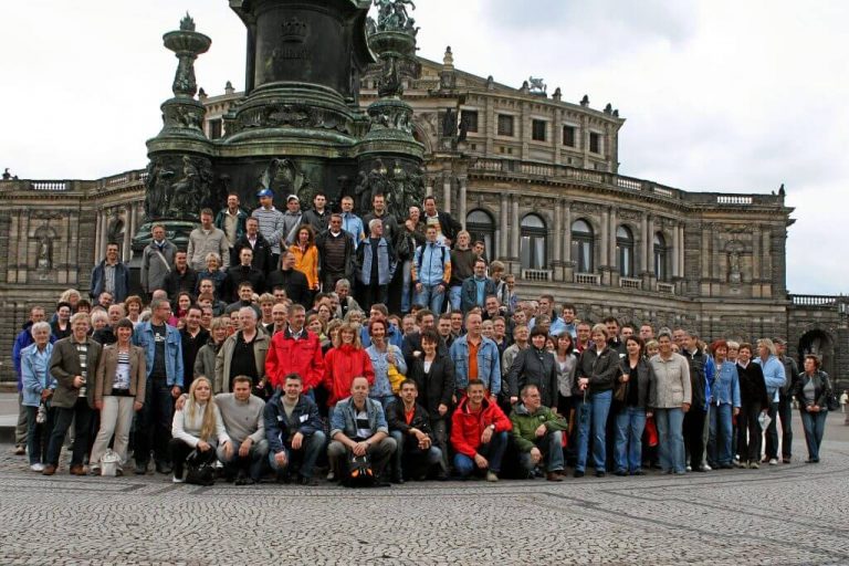 Das Team von Walter Schneider in Dresden